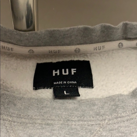 Huf gray crewneck large - Picture 5 of 5